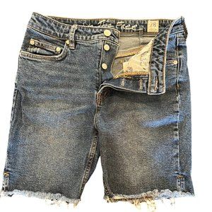 We the Free Long Denim Shorts